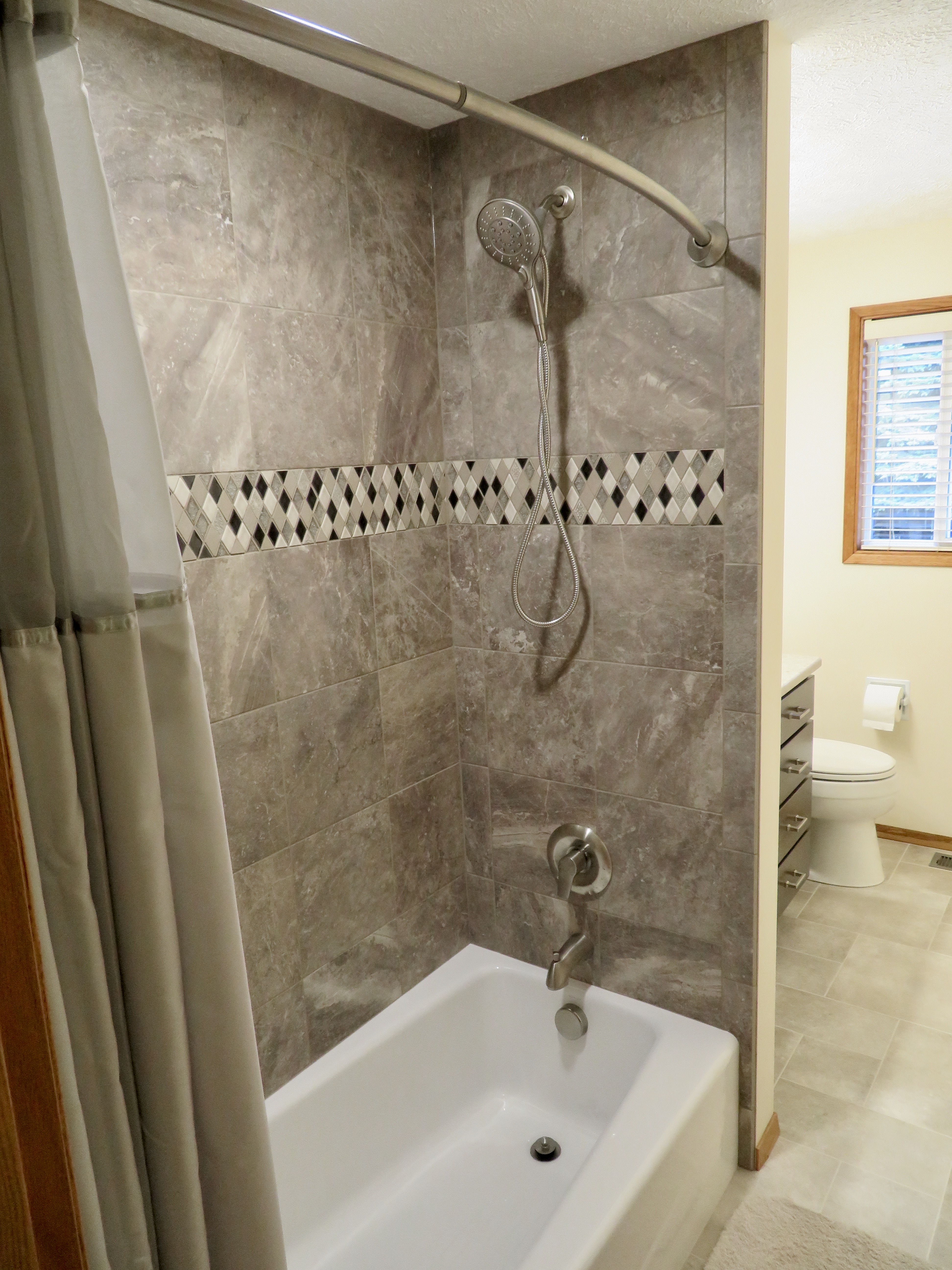Indian Trail Bathroom BumpOut Remodel Project