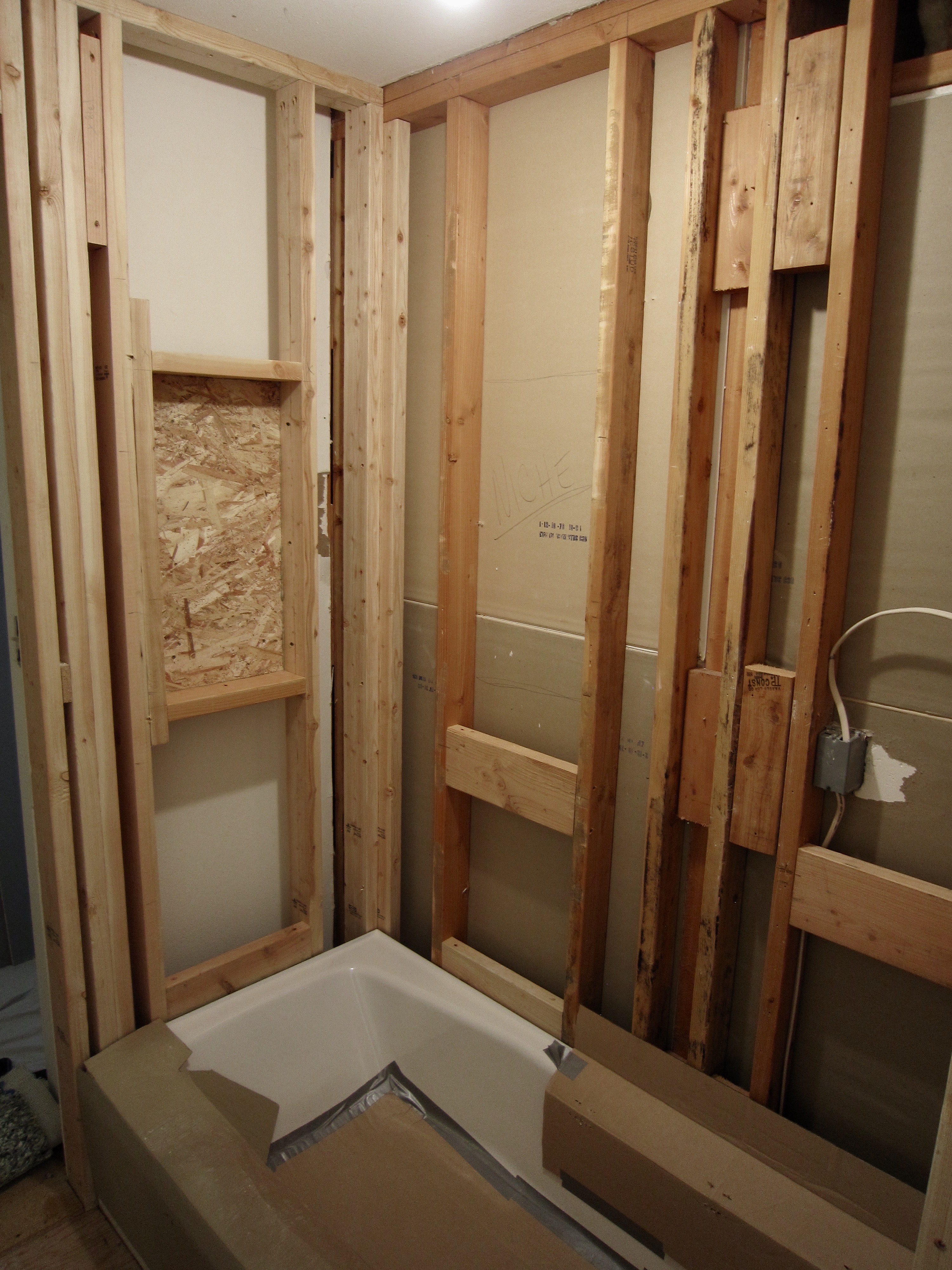 Indian Trail Bathroom BumpOut Remodel Project